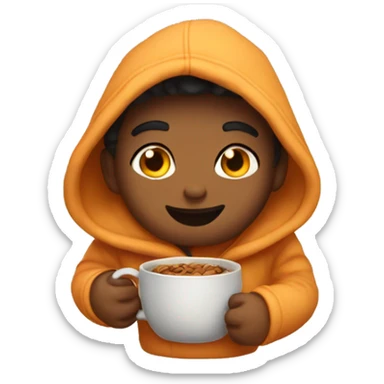 Cozy autumn day  sticker