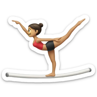 Gimnasta sticker
