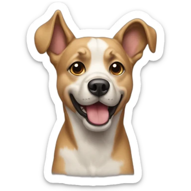 Chien qui joue a la play sticker