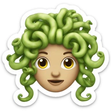 Medusa muy bonita  sticker
