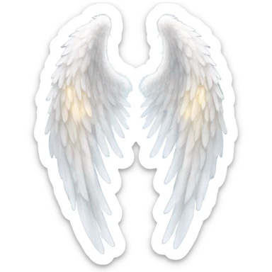 Angel wings sticker