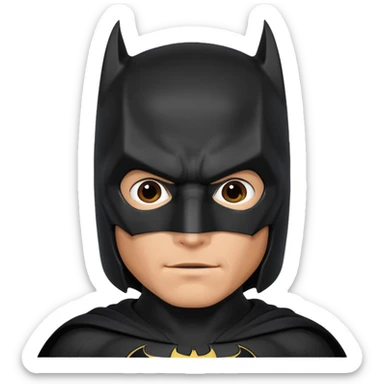 christian bale batman sticker