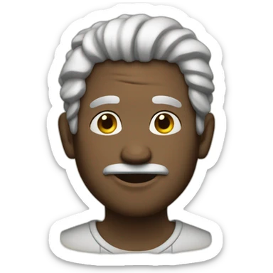 homem malhando sticker