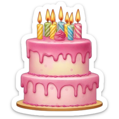 birthday cakes sticker