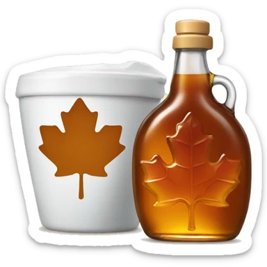 maple syrup sticker