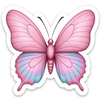 Nœud de papillon rose pastel sticker