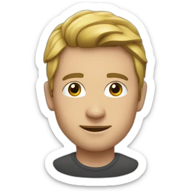 Mec en Colère sticker