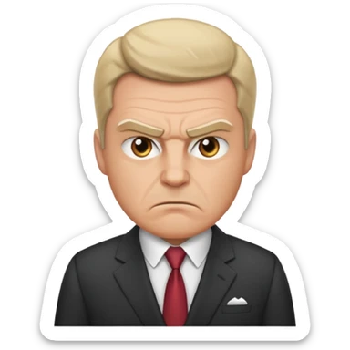 aggressive boss sticker