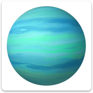 Uranus (the planet, not the surface, without the space)) sticker