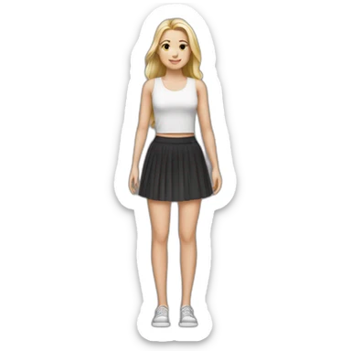 white-girl-with-sheer-skirt sticker