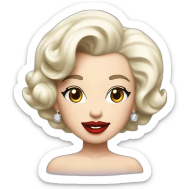 Marylin monroe sticker