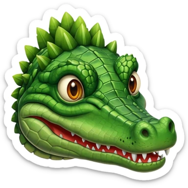 Hairy crocodile  sticker