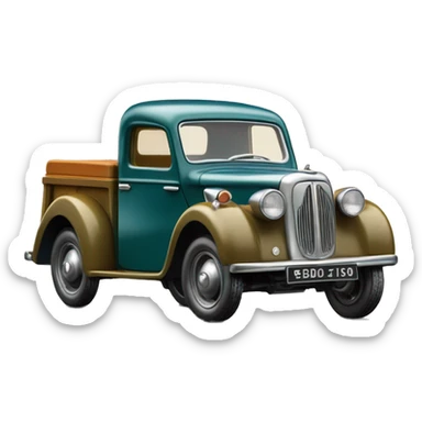 Hot wheels 1951 Jowett Bradford pickup  sticker