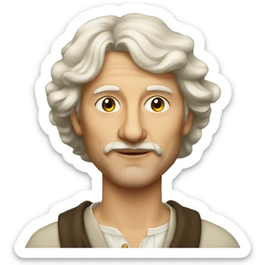 Latvian Poet and Writer Rainis sticker