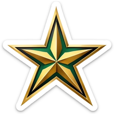 Dallas stars logo sticker