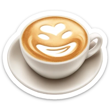 café capuccino  sticker