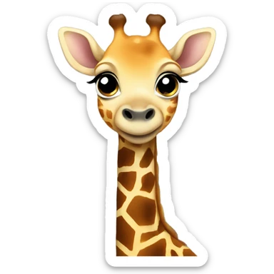 Baby giraffe  sticker