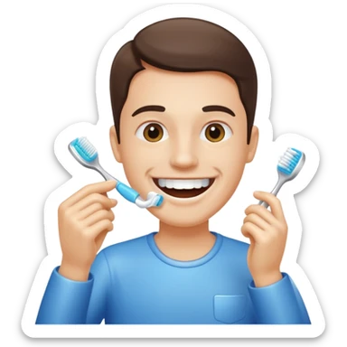 cepillado dental/tooth brushing sticker