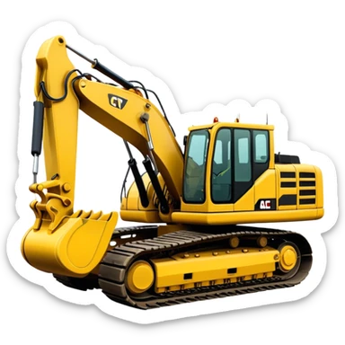 Excavator - Caterpillar 330 (Model Year: 2022) (Iconic colour: Yellow) sticker