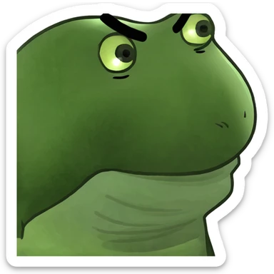 fat blonde girl sticker