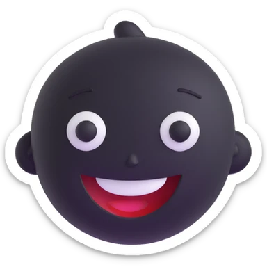 happy mood emotion face sticker