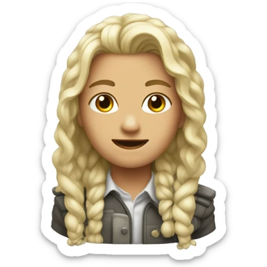 Яхта белая  sticker