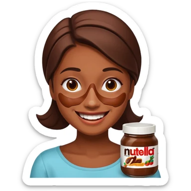 nutella carla sticker