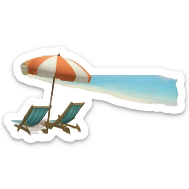 Beach sticker