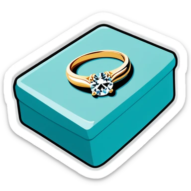 Tiffany’s diamond ring sticker