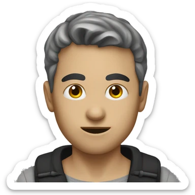  Please generate A boy burglar  sticker