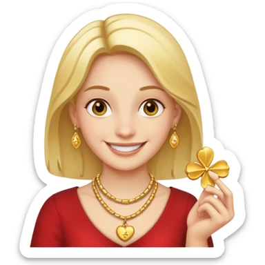 persona con suerte sticker