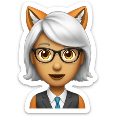 Fox secretary sticker