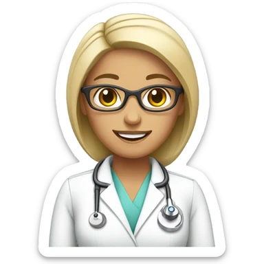 medical secretary sticker