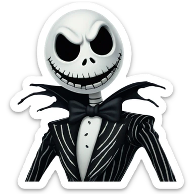 Jack skellington sticker