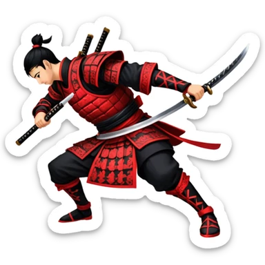 Daring Samurai sticker