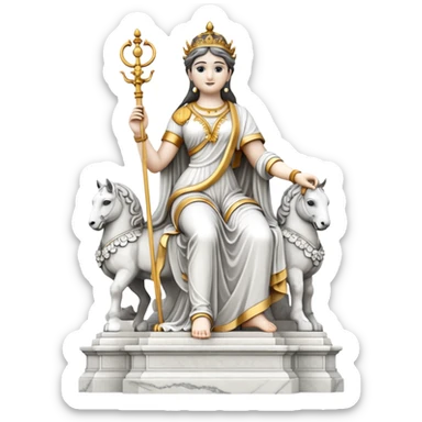 Victoria Memorial Statue sticker