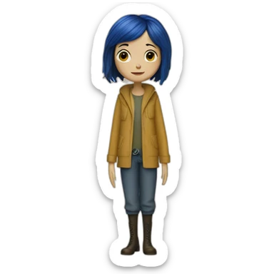 coraline jones sticker