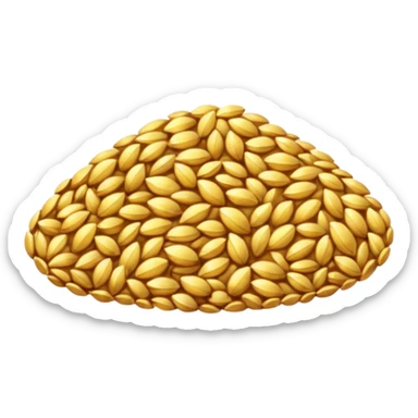 a handful of grains sticker