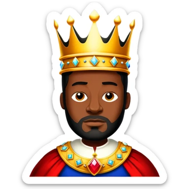 King negro sticker