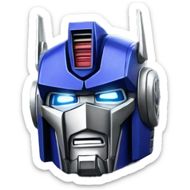 Optimus prime g1 happy sticker