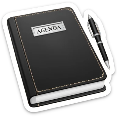 Agenda sticker