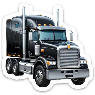 18 wheeler truck sticker