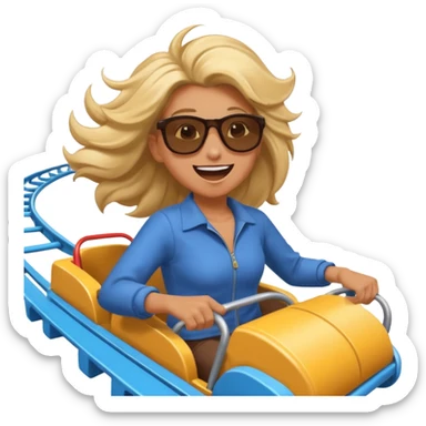 roller coaster Rider sticker