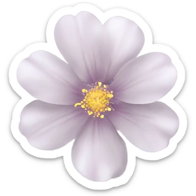 transparent clear flower pretty delicate sticker