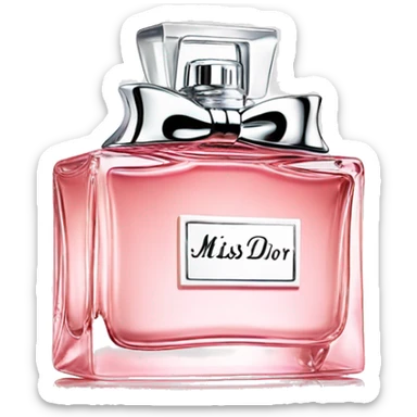 Miss dior perfume sticker