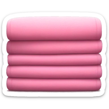 stacked pink blanket sticker