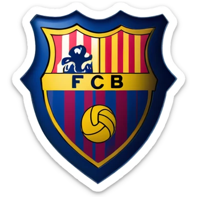Escudo barça sticker