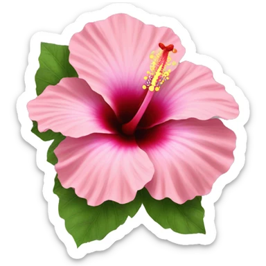 hibiscus  sticker