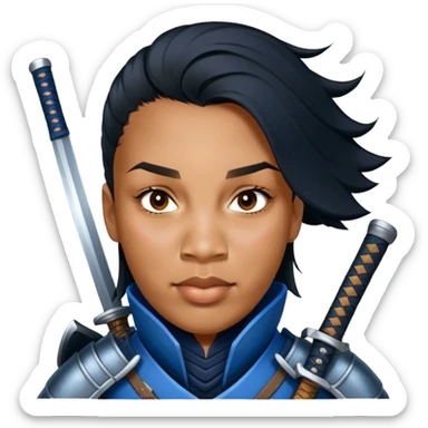 Samurai Defender sticker