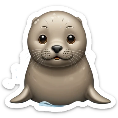 seal barking sticker
